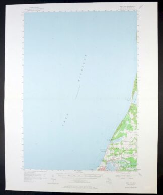 1968 Bar Lake Michigan USGS Topo Map: Manistee NF