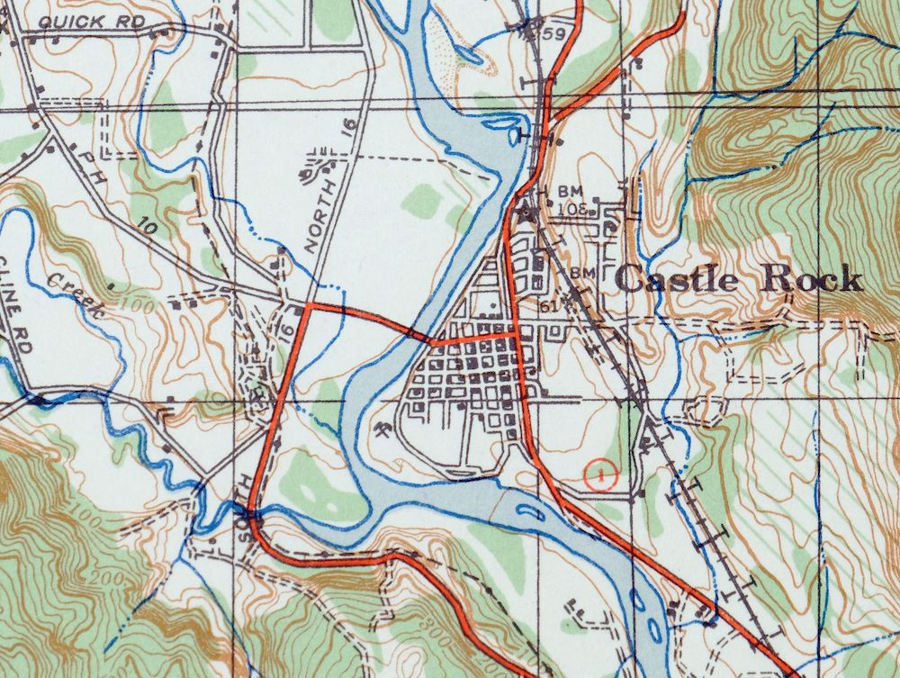 1941 Olequa WA Military Army Corp of Engineers Topo Map - Image 3