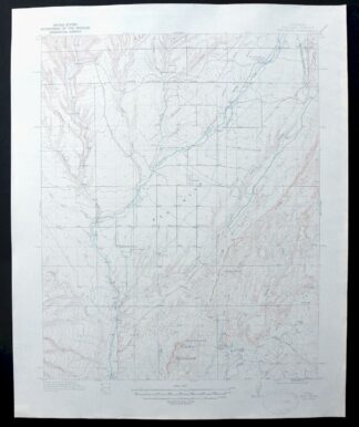 1948 Red Mesa Colorado/New Mexico USGS Topo Map