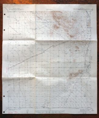 1947 San Xavier Mission Arizona USGS Topo Map