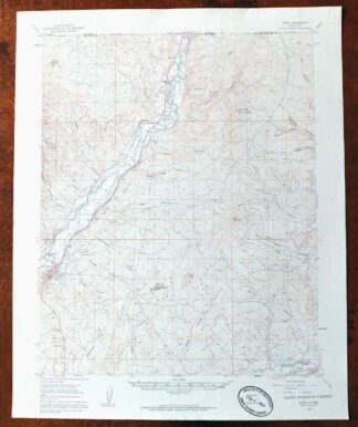 1962 USGS Topo Map: Aztec, Cedar Hill, New Mexico